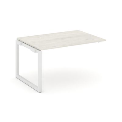 Style Project SN-5O.NSPRG-004.3 (Дуб наварра/Белый металл) Проходной наборный элемент переговорного стола