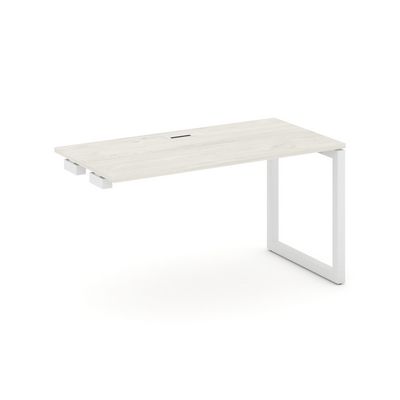 Style Project SN-5O.OPRS-014 (Дуб наварра/Белый металл) Стол приставка к опорным элементам