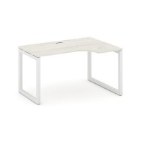 Style Project SN-5O.SPA-011R (Дуб наварра/Белый металл) Стол рабочий эргономичный