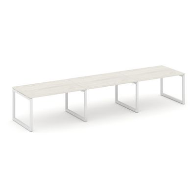 Style Project SN-5O.SPRG-023.3 (Дуб наварра/Белый металл) Стол переговорный