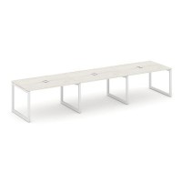 Style Project SN-5O.SPRG-024 (Дуб наварра/Белый металл) Стол переговорный