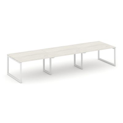 Style Project SN-5O.SPRG-053.3 (Дуб наварра/Белый металл) Стол переговорный