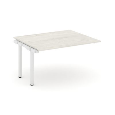 Style Project SN-5P.NSPRG-033.3 (Дуб наварра/Белый металл) Проходной наборный элемент переговорного стола