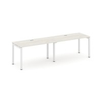 Style Project SN-5P.ORS-012 (Дуб наварра/Белый металл) Рабочая станция односторонняя