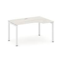 Style Project SN-5P.SPA-002R (Дуб наварра/Белый металл) Стол рабочий эргономичный