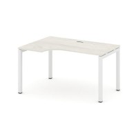 Style Project SN-5P.SPA-022L (Дуб наварра/Белый металл) Стол рабочий эргономичный