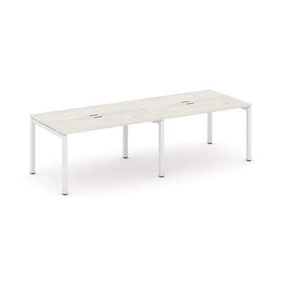 Style Project SN-5P.SPRG-012 (Дуб наварра/Белый металл) Стол переговорный