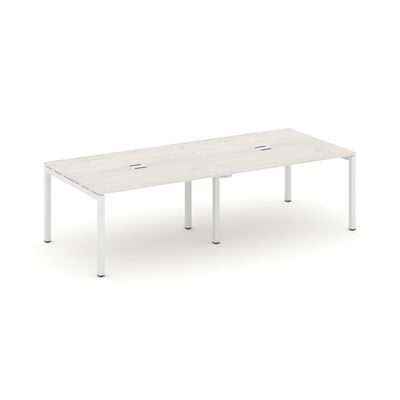 Style Project SN-5P.SPRG-044 (Дуб наварра/Белый металл) Стол переговорный