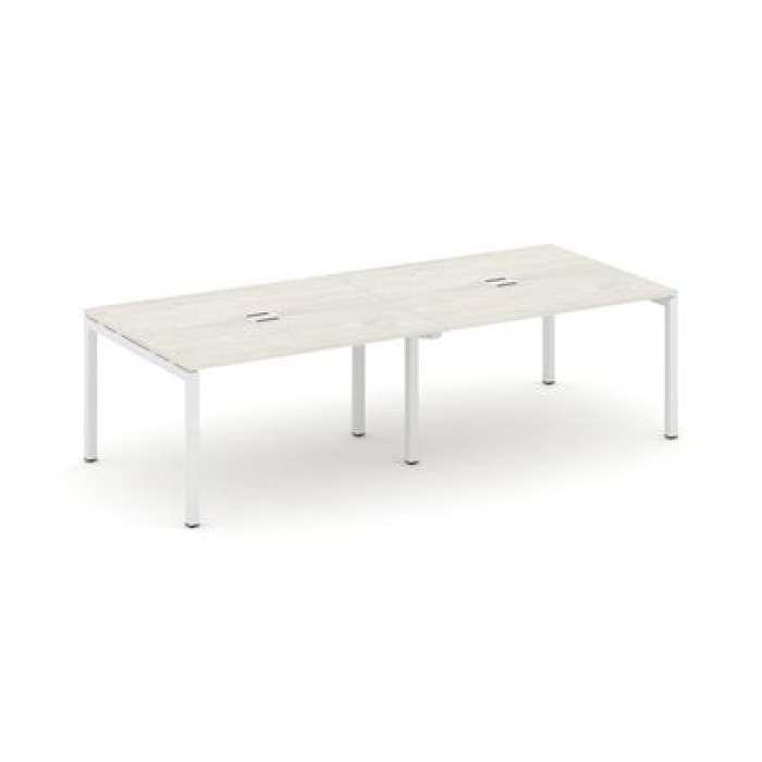 Стайл Проджект SN-5P.SPRG-044 (Дуб наварра/Белый металл) Стол переговорный