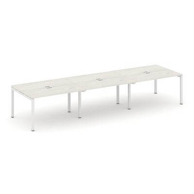 Style Project SN-5P.SPRG-053 (Дуб наварра/Белый металл) Стол переговорный