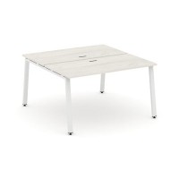 Style Project SN-6A.DRS-004 (Дуб наварра/Белый металл) Рабочая станция двухсторонняя