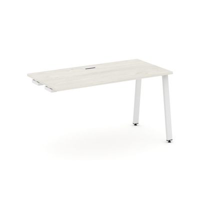 Style Project SN-6A.OPRS-011 (Дуб наварра/Белый металл) Стол приставка к опорным элементам