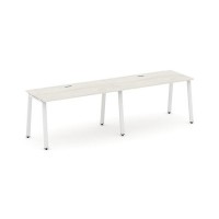 Style Project SN-6A.ORS-004 (Дуб наварра/Белый металл) Рабочая станция односторонняя