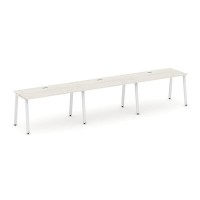 Style Project SN-6A.ORS-033 (Дуб наварра/Белый металл) Рабочая станция односторонняя