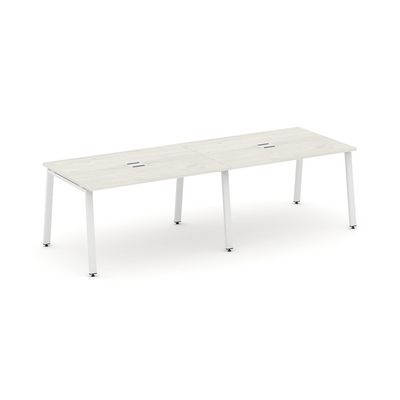 Style Project SN-6A.SPRG-011 (Дуб наварра/Белый металл) Стол переговорный
