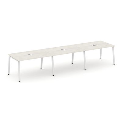 Style Project SN-6A.SPRG-024 (Дуб наварра/Белый металл) Стол переговорный