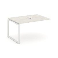 Style Project SN-6O.NSPRG-002 (Дуб наварра/Белый металл) Проходной наборный элемент переговорного стола