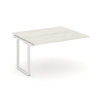 Style Project SN-6O.NSPRG-032.3 (Дуб наварра/Белый металл) Проходной наборный элемент переговорного стола