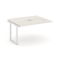 Style Project SN-6O.NSPRG-033 (Дуб наварра/Белый металл) Проходной наборный элемент переговорного стола