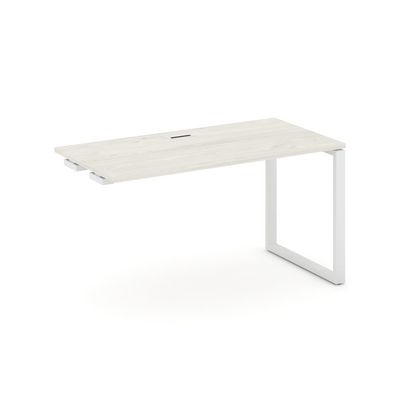 Style Project SN-6O.OPRS-001 (Дуб наварра/Белый металл) Стол приставка к опорным элементам