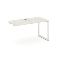 Style Project SN-6O.OPRS-024 (Дуб наварра/Белый металл) Стол приставка к опорным элементам