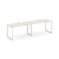 Style Project SN-6O.ORS-011 (Дуб наварра/Белый металл) Рабочая станция односторонняя