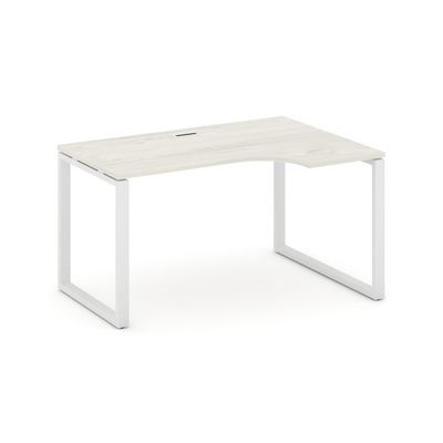 Style Project SN-6O.SPA-002R (Дуб наварра/Белый металл) Стол рабочий эргономичный