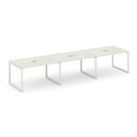 Style Project SN-6O.SPRG-022 (Дуб наварра/Белый металл) Стол переговорный