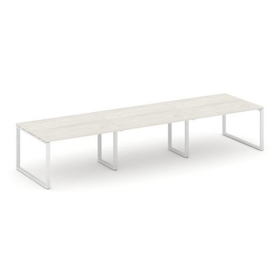 Style Project SN-6O.SPRG-052.3 (Дуб наварра/Белый металл) Стол переговорный