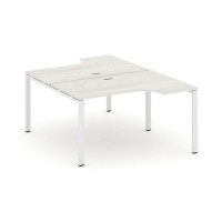 Style Project SN-6P.DRPA-001 (Дуб наварра/Белый металл) Рабочая станция эргономичная