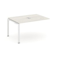 Style Project SN-6P.NSPRG-003 (Дуб наварра/Белый металл) Проходной наборный элемент переговорного стола