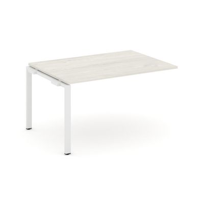 Style Project SN-6P.NSPRG-004.3 (Дуб наварра/Белый металл) Проходной наборный элемент переговорного стола