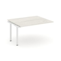 Style Project SN-6P.NSPRG-034.3 (Дуб наварра/Белый металл) Проходной наборный элемент переговорного стола