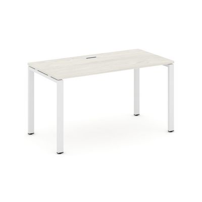 Style Project SN-6P.SP-021 (Дуб наварра/Белый металл) Стол письменный