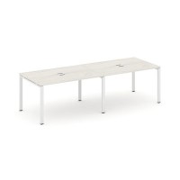 Style Project SN-6P.SPRG-013 (Дуб наварра/Белый металл) Стол переговорный