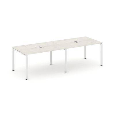 Style Project SN-6P.SPRG-014 (Дуб наварра/Белый металл) Стол переговорный