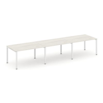 Style Project SN-6P.SPRG-022.3 (Дуб наварра/Белый металл) Стол переговорный