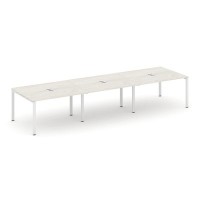 Style Project SN-6P.SPRG-052 (Дуб наварра/Белый металл) Стол переговорный