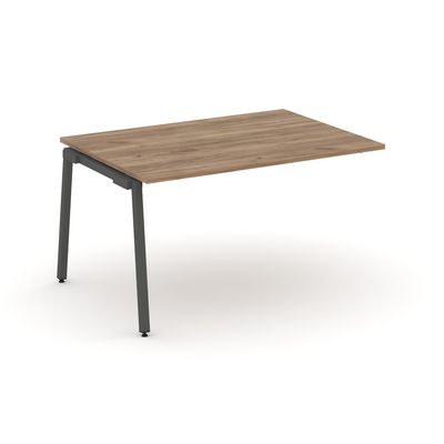 Style Project SN-4A.NSPRG-002.3 (Дуб табак/Антрацит металл) Проходной наборный элемент переговорного стола