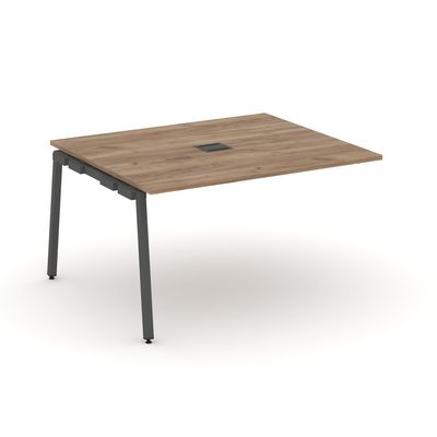 Style Project SN-4A.NSPRG-032 (Дуб табак/Антрацит металл) Проходной наборный элемент переговорного стола