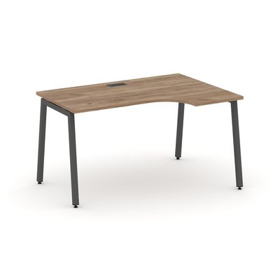 Style Project SN-4A.SPA-011R (Дуб табак/Антрацит металл) Стол рабочий эргономичный
