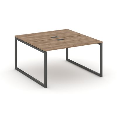 Style Project SN-4O.DRS-014 (Дуб табак/Антрацит металл) Рабочая станция двухсторонняя