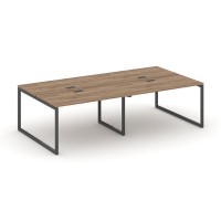 Style Project SN-4O.DRS-042 (Дуб табак/Антрацит металл) Рабочая станция двухсторонняя