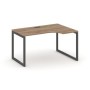 Style Project SN-4O.SPA-012R (Дуб табак/Антрацит металл) Стол рабочий эргономичный