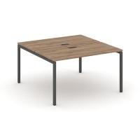 Style Project SN-4P.DRS-021 (Дуб табак/Антрацит металл) Рабочая станция двухсторонняя