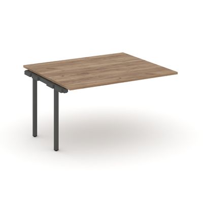 Style Project SN-4P.NSPRG-032.3 (Дуб табак/Антрацит металл) Проходной наборный элемент переговорного стола