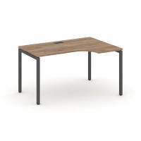Style Project SN-4P.SPA-021R (Дуб табак/Антрацит металл) Стол рабочий эргономичный