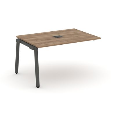 Style Project SN-5A.NSPRG-001 (Дуб табак/Антрацит металл) Проходной наборный элемент переговорного стола