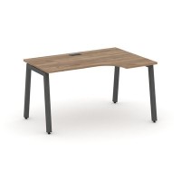 Style Project SN-5A.SPA-012R (Дуб табак/Антрацит металл) Стол рабочий эргономичный