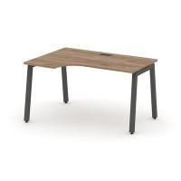 Style Project SN-5A.SPA-021L (Дуб табак/Антрацит металл) Стол рабочий эргономичный
